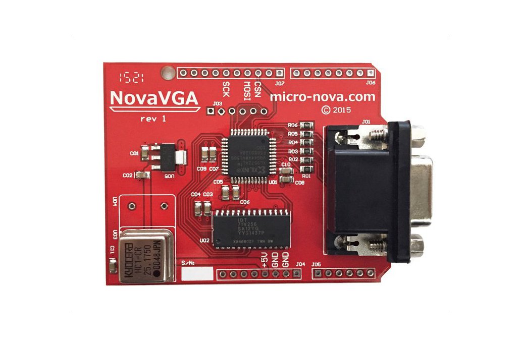 NovaVGA - Arduino graphics shield 1
