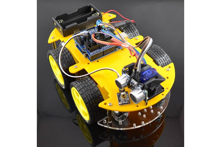 Multifunction Bluetooth Controlled Robot Car Kit from universbuy on Tindie