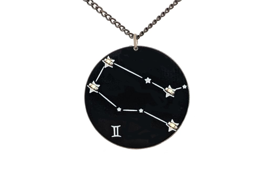 Gemini Zodiac Light Up Constellation Necklace 👬🏻 1