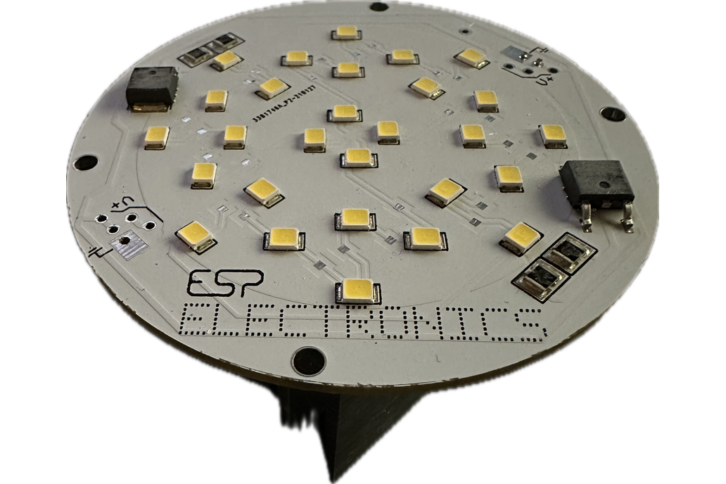 10W LED light, 24V DC Round, 35K color temp 1