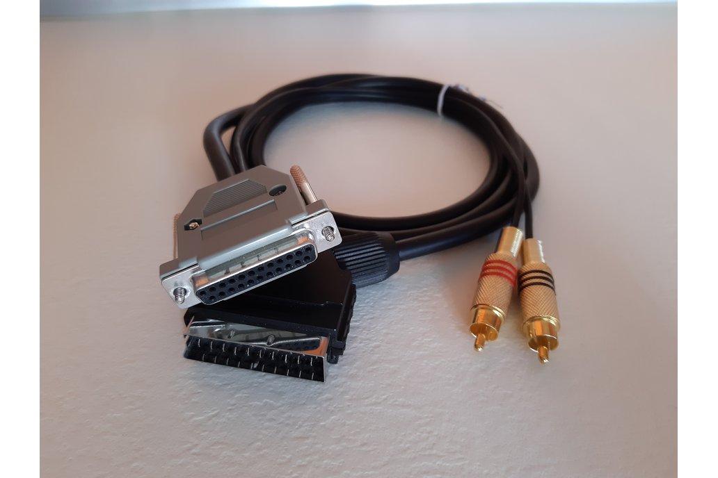 Amiga RGB Scart Audio-Video Cavo 3 Metri 
