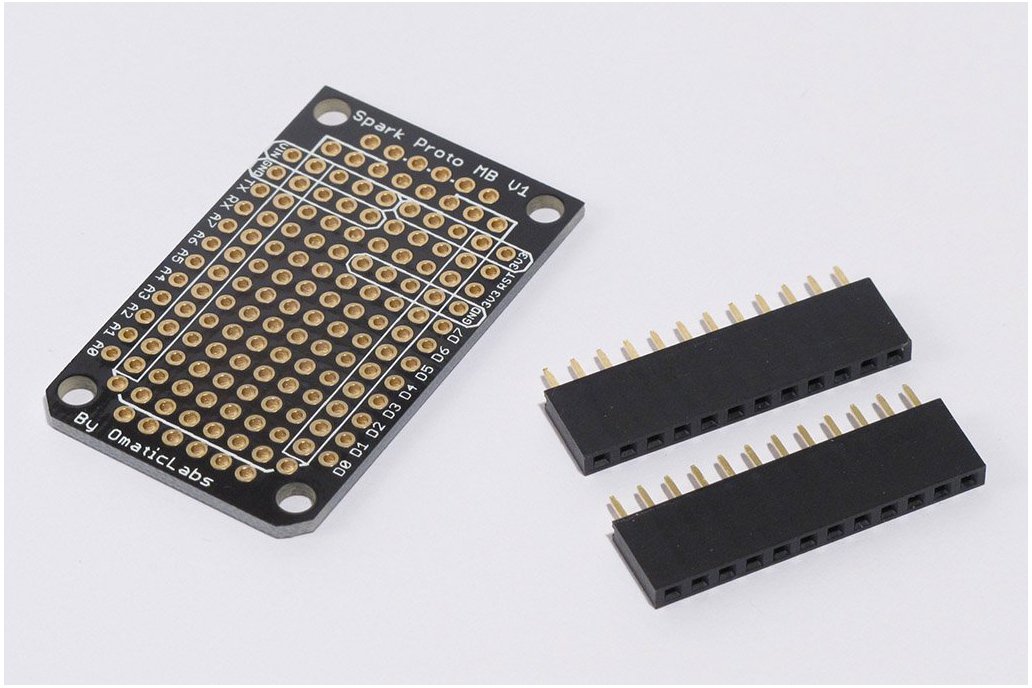 Five Pack of Protoboard for SparkCore 1