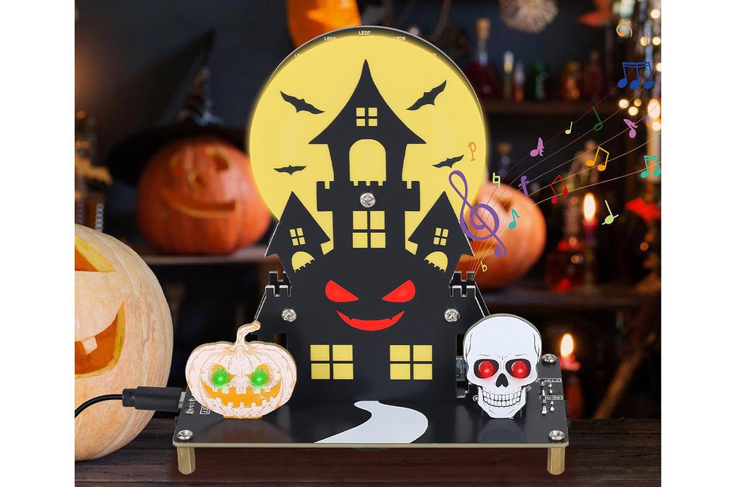 DIY Halloween Haunted Castle Soldering Kit 1