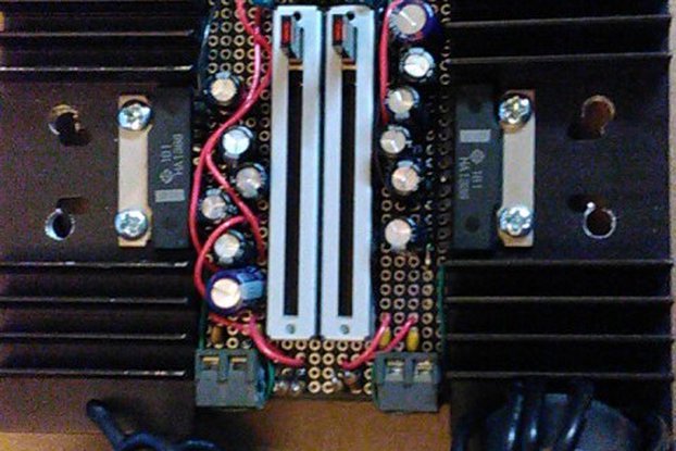 36W Stereo Audio Amplifier HA1388 (prototype)