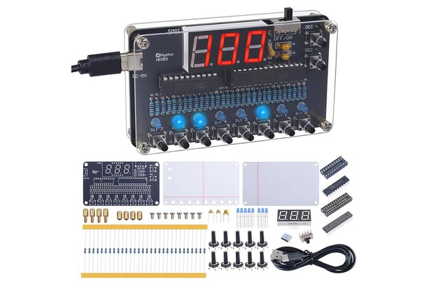Binary to Decimal Conversion Soldering Project Kit