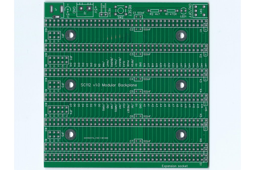 Modular Backplane Boards for RC2014 1