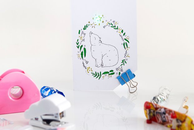 Wombat Paper Circuits Greeting Card