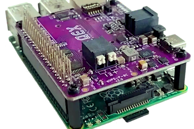 AQEX qUPS-P-BC-2.0 multichem UPS HAT for the Pi