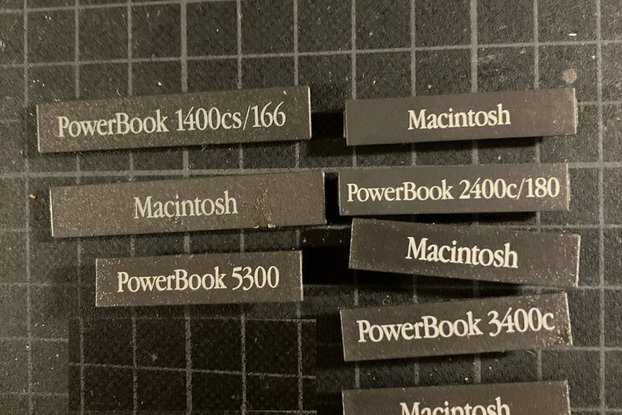 Apple Macintosh PowerBook Badges
