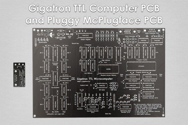 Gigatron TTL Computer PCB