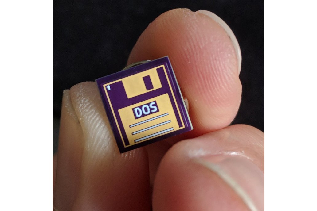 3.5" Floppy PCB Lapel Pin 1