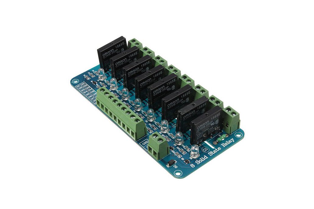 8 Channel 5V Solid State Relay Board Module OMRON SSR AVR DSP Arduino 1