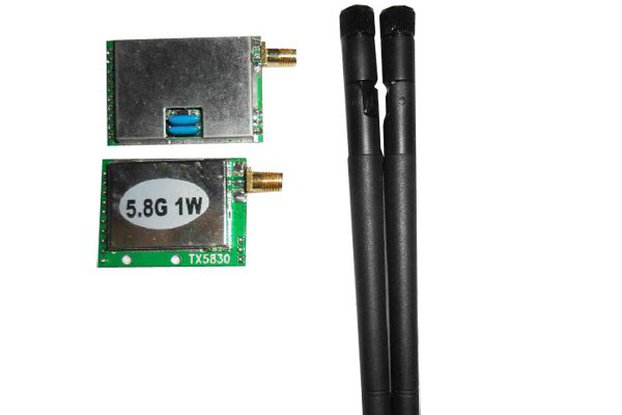 1W 5.8G high power wireless radio module kit