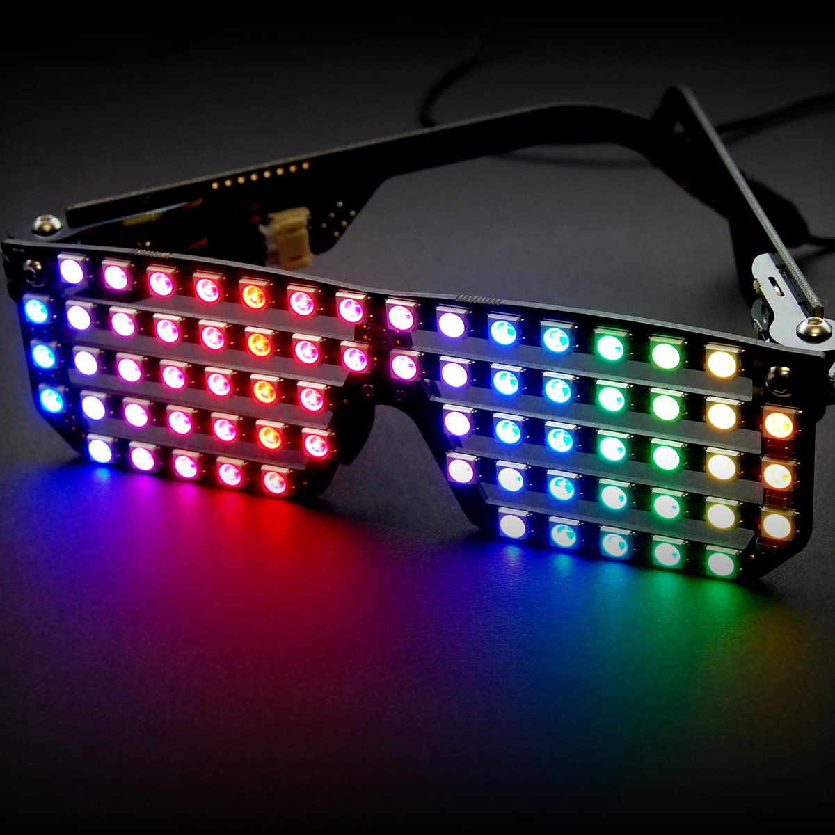 RGB LED Shades Kit - Wearable macetech on Tindie