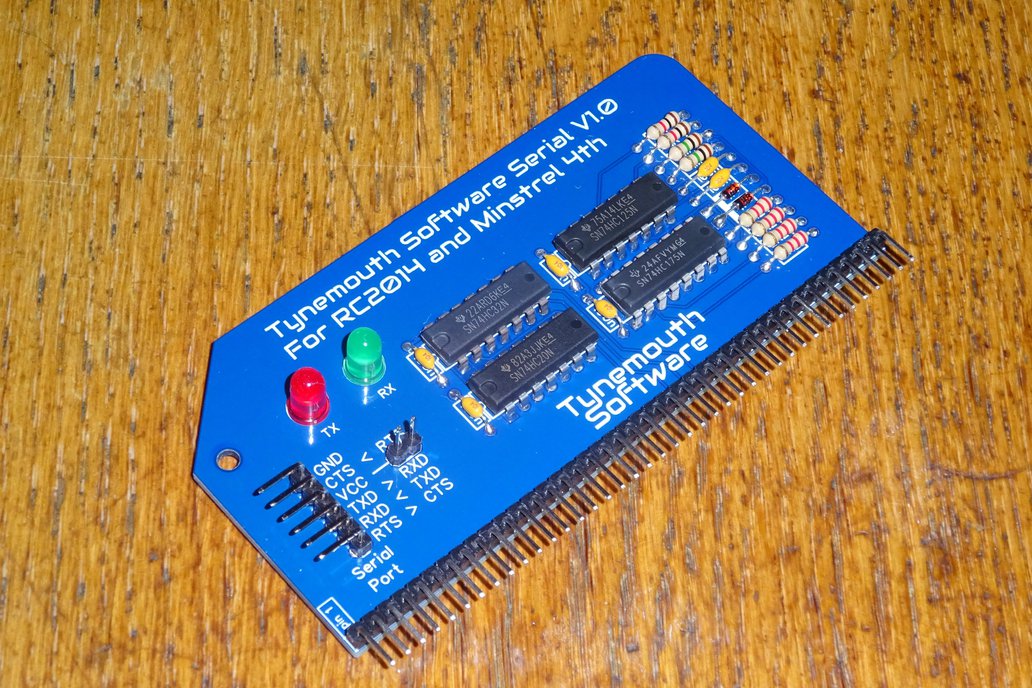 Software Serial Card for Minstrel 4th and RC2014 1