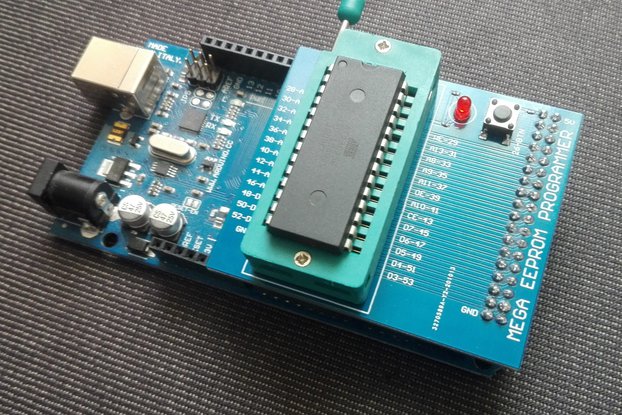 EEPROM dip-28 programmer shield for Arduino MEGA