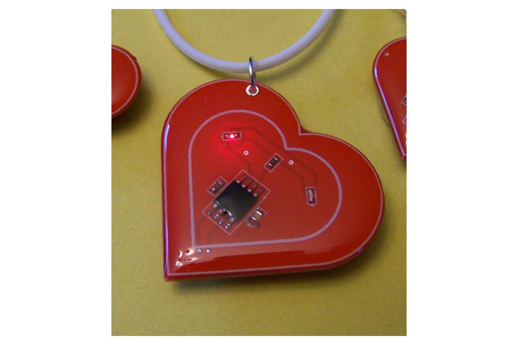 Electronic Heart Pendant and/or Earrings 1