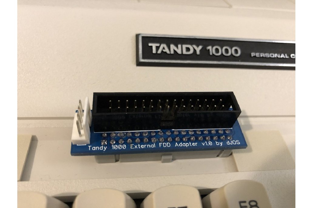 Tandy 1000 EX/HX External 3.5" Floppy Drv Adapter 1