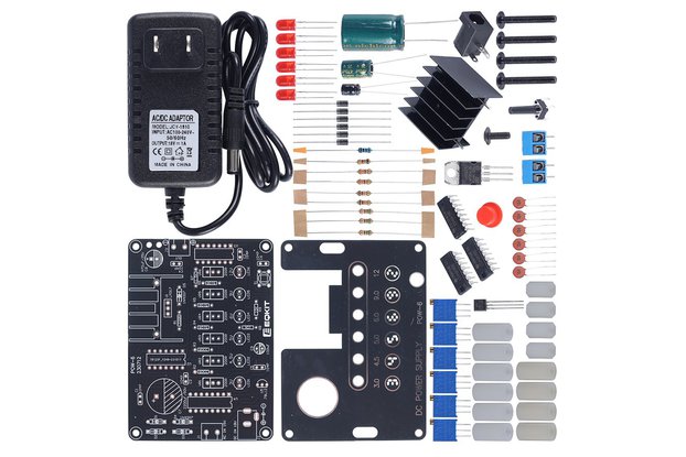 DC Buck Regulated Power Supply Kit with Adapter