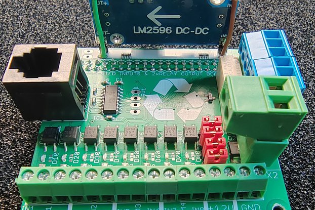 8xOPTOISOLATED INPUT + RS232 + 5VDC RPi HAT