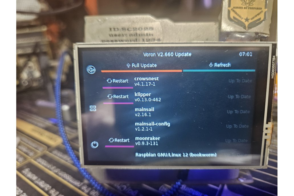 Pi zero 2w Klipperscreen +mainsail + external wifi 1