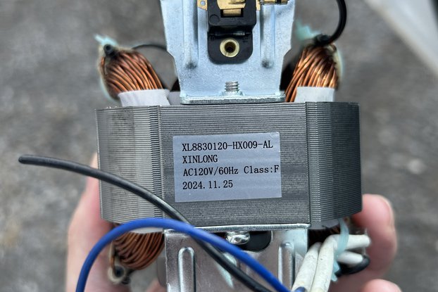120V Electric Motor – New, Never Used (AC, 60Hz,