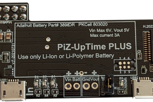 PiZ-UpTime PLUS - UPS with guaranteed reboot