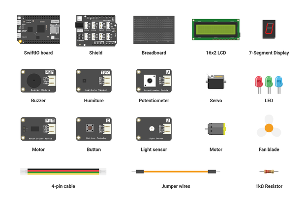 SwiftIO Maker Kit  - physical computing in Swift