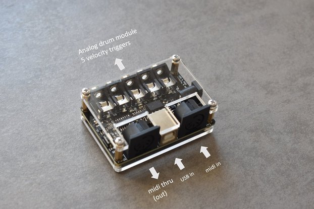 usb midi analog drums trigger module (velocity)