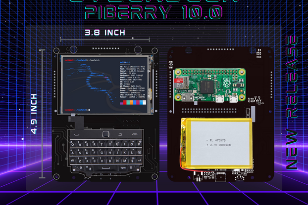 PiBerry 10.0 - Portable Pi Zero 2W