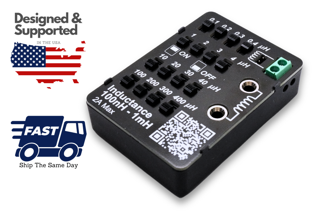 4 Decade Inductance 100nH – 1mH (Max. 2 Amp) 1