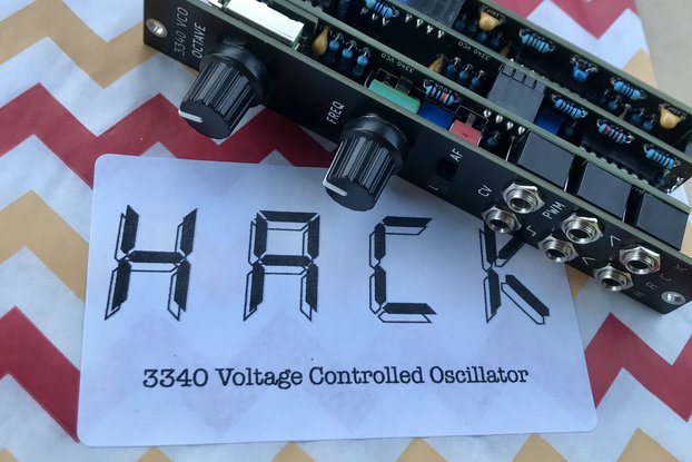 3340 Voltage Controlled Oscillator - Full DIY Kit