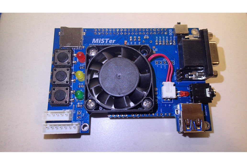 MiSTer IO Board 5.6 (with Heatsink and Fan) 1