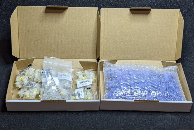 Switches & Keycaps for MSX RC2014 Keyboard