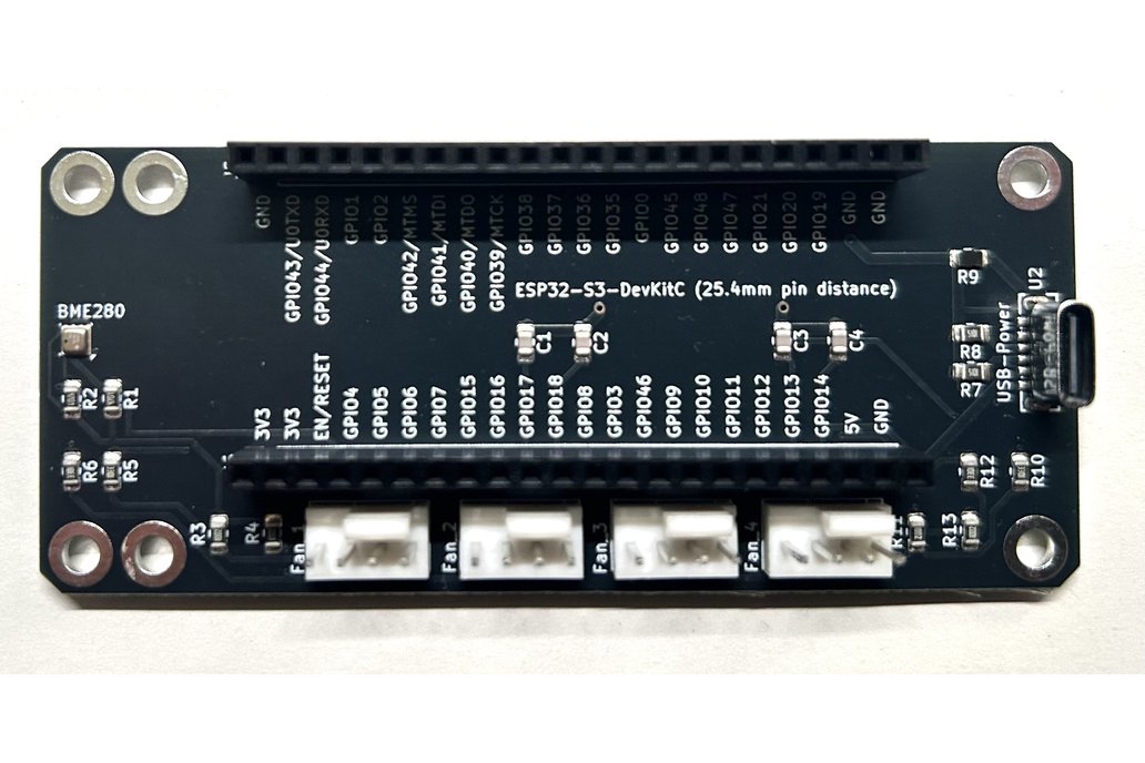 DeskPi 10" 1U - 4 Fan Controller - Board only 1