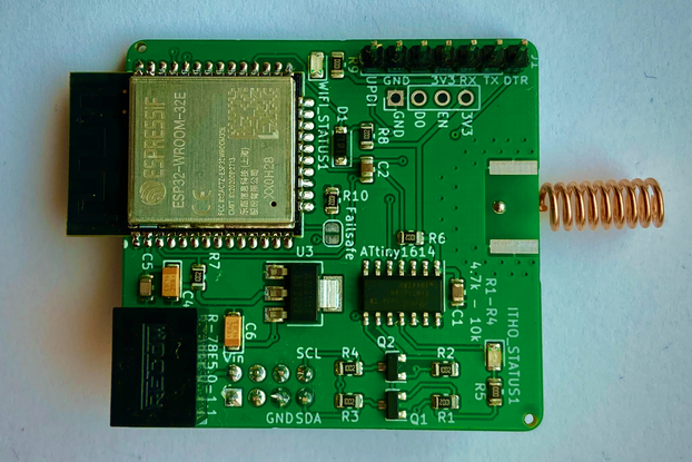 Itho CVE RFT WiFi add-on + CC1101 RF module