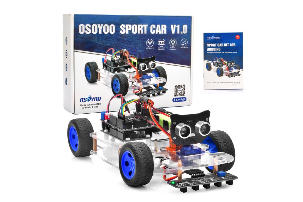 Servo Steering Robot Car for Arduino (Open Box) 1
