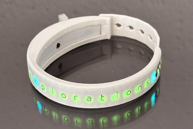 Anjuna Explorations unique LED wristband/bracelet