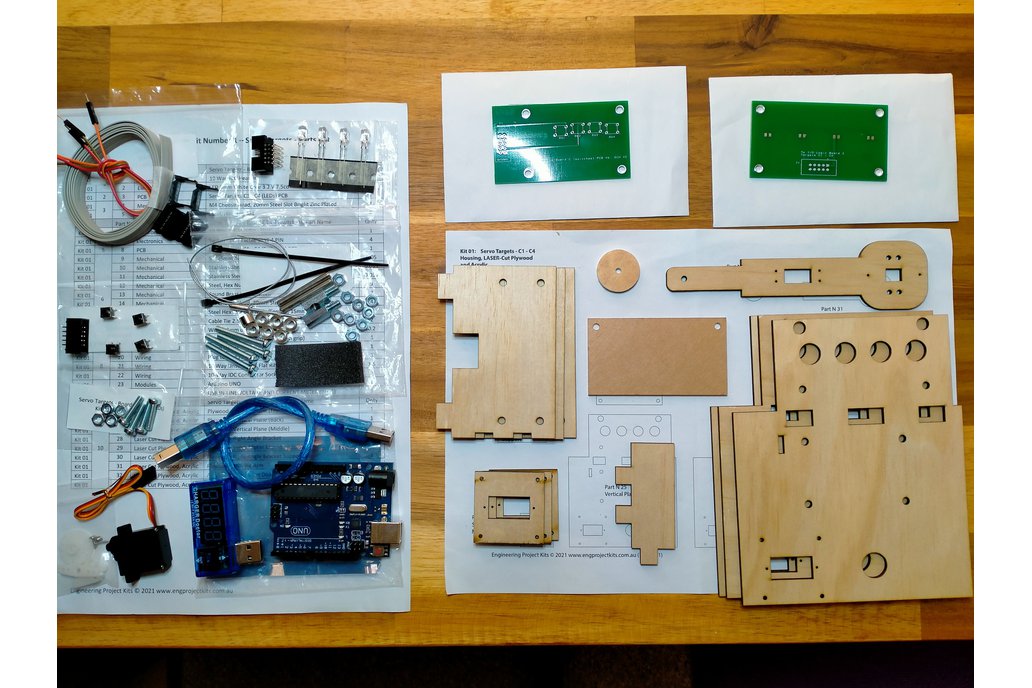 DIY Pinball Machine Kits - Kit 1 Servo Targets 1