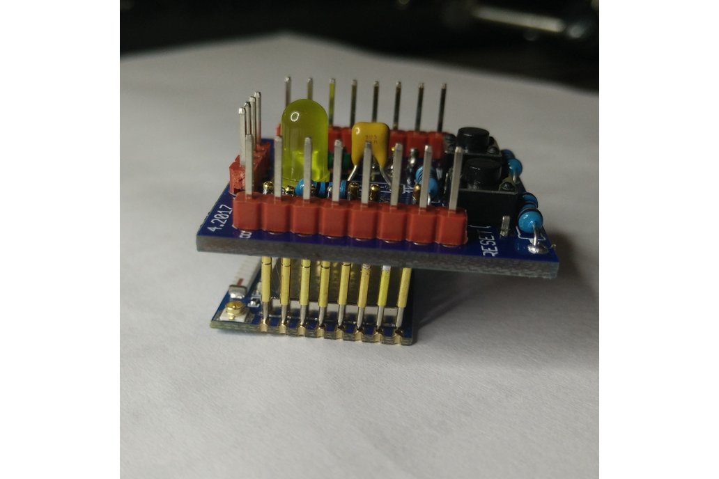 ESP12 programmer board with pogo pins 1