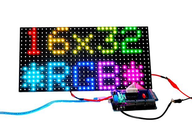 1/4 Scan, 32x16 RGB P10 Full Color LED Matrix
