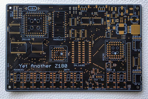 YAZ180 PCB - Modern Single Board Z80 Computer