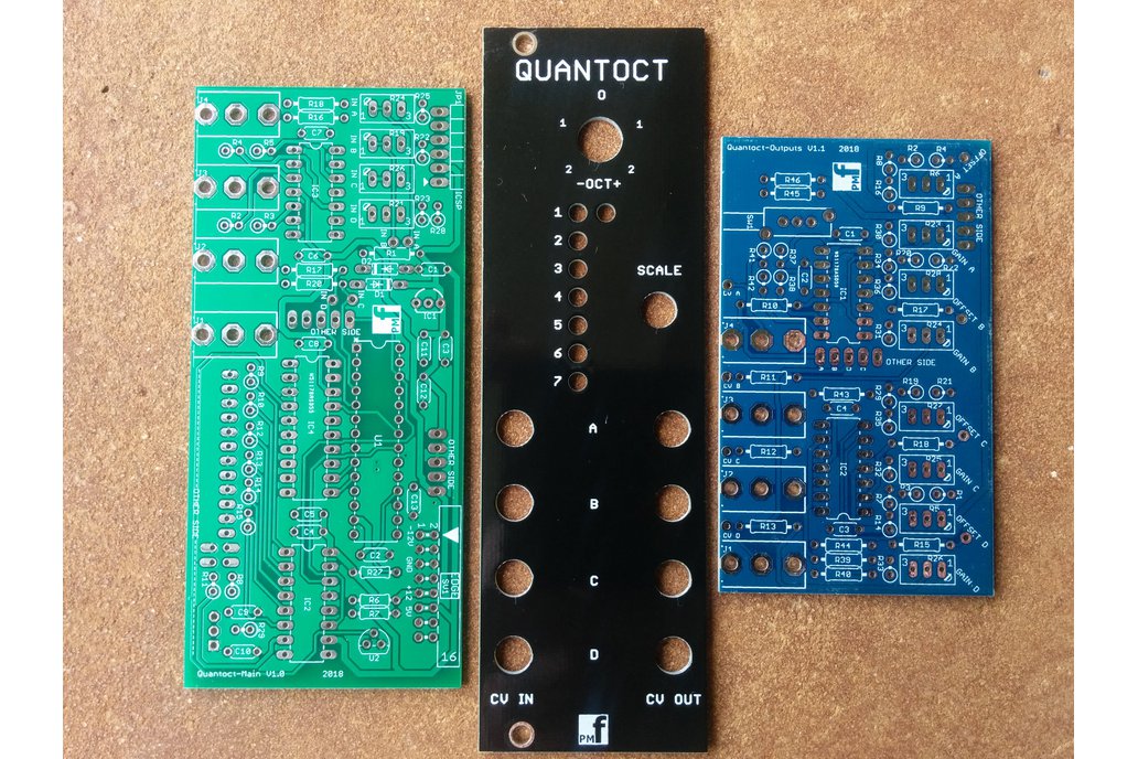 Quantoct - 4 channel quantizer (Eurorack PCB Set) 1