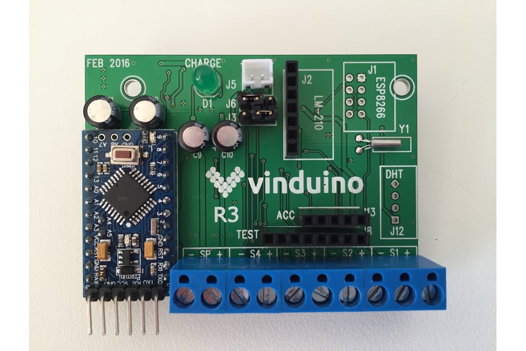 Vinduino LoRa/WiFi soil moisture sensor PCB 1