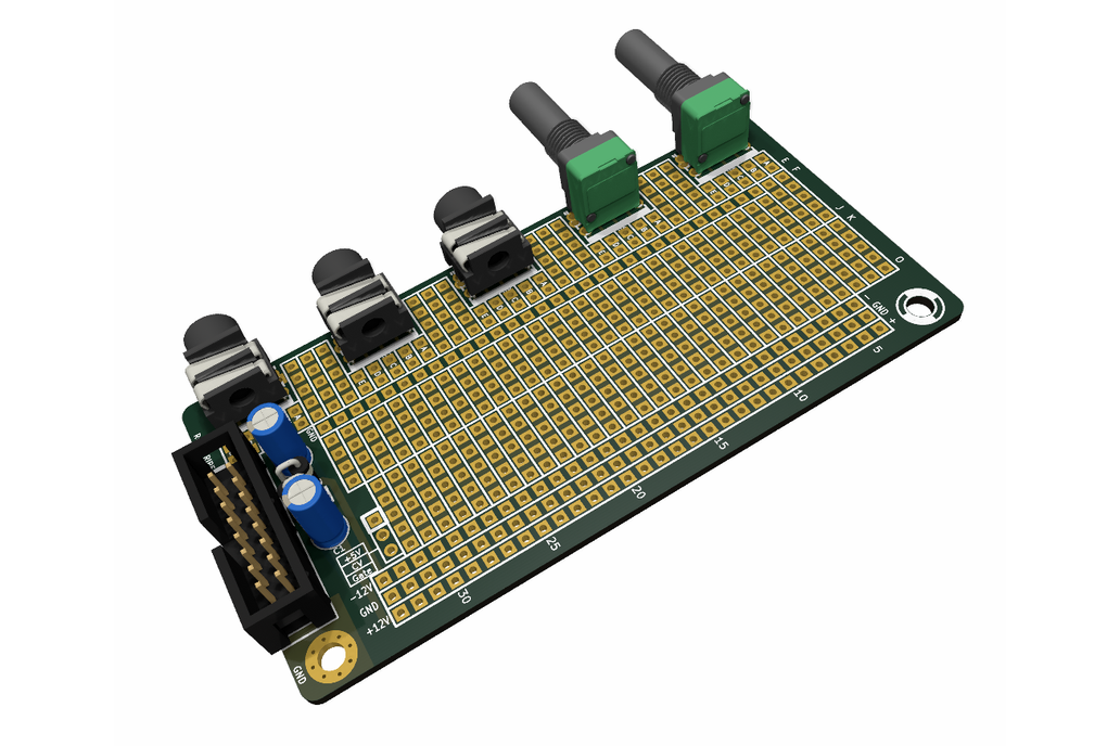 Eurorack Stripboard PCB 1