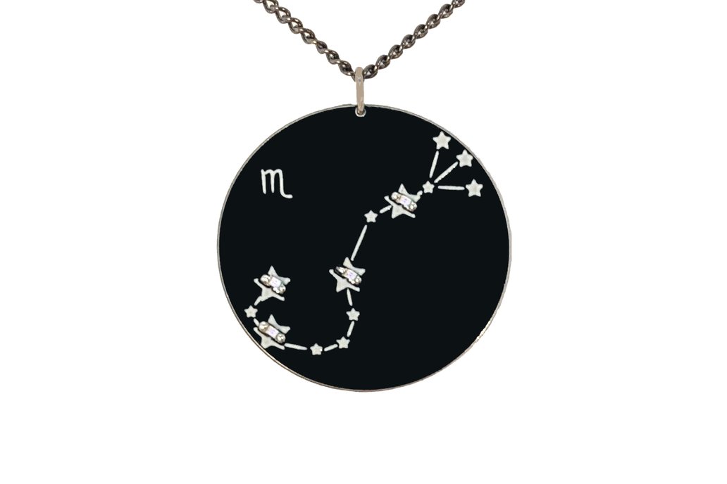 scorpio horoscope led necklace sun sign zodiac 🦂 1