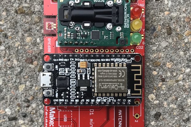 DIY Octopus with SCD30 and Nodemcu V2