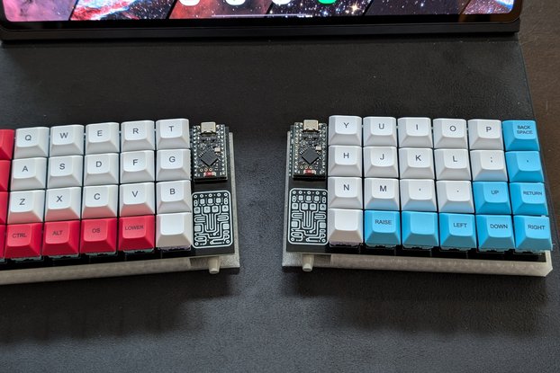 Biba40 Split Mechanical Keyboard – Bluetooth, ZMK