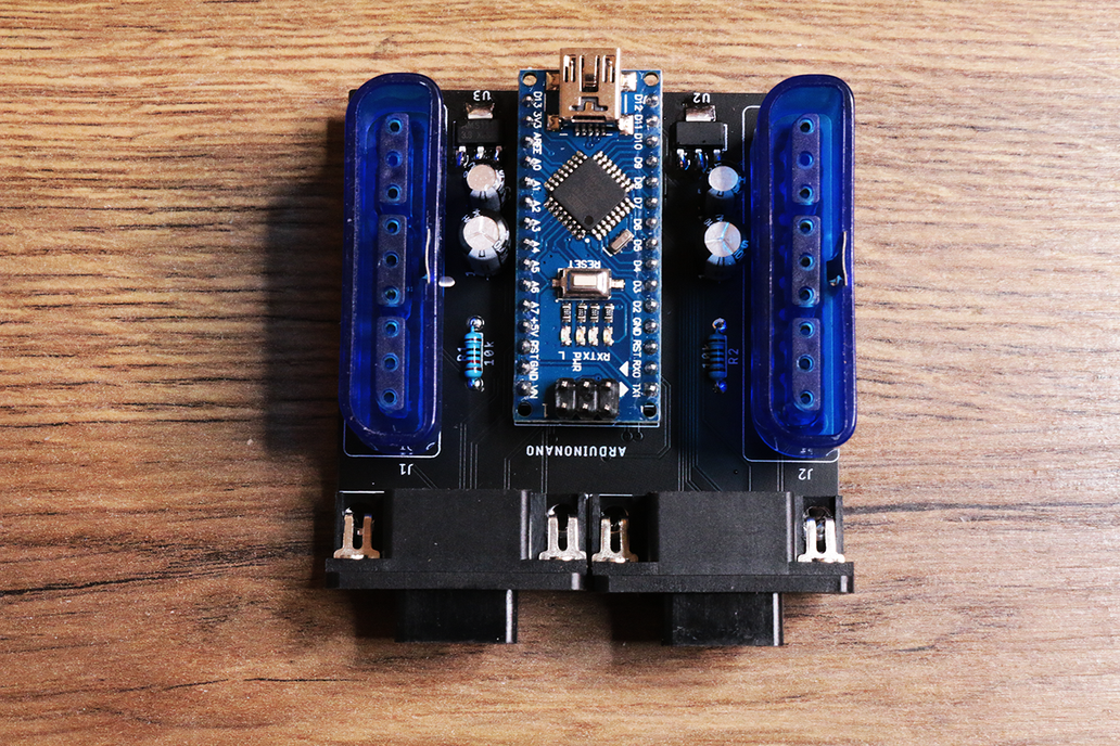C64 DualShock Adapter for dual playstation 2 contr 1