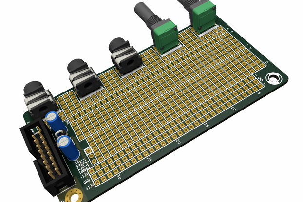 Eurorack Stripboard PCB